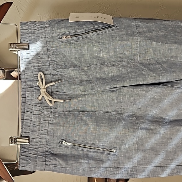 NWT Athleta // Linen wide leg pant size 2 - Picture 2 of 6